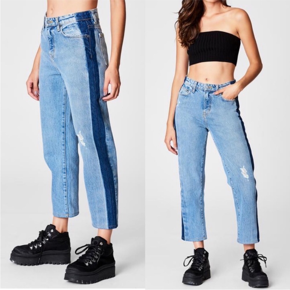 CARMAR Side Contrast Hermia Straight Leg Jeans